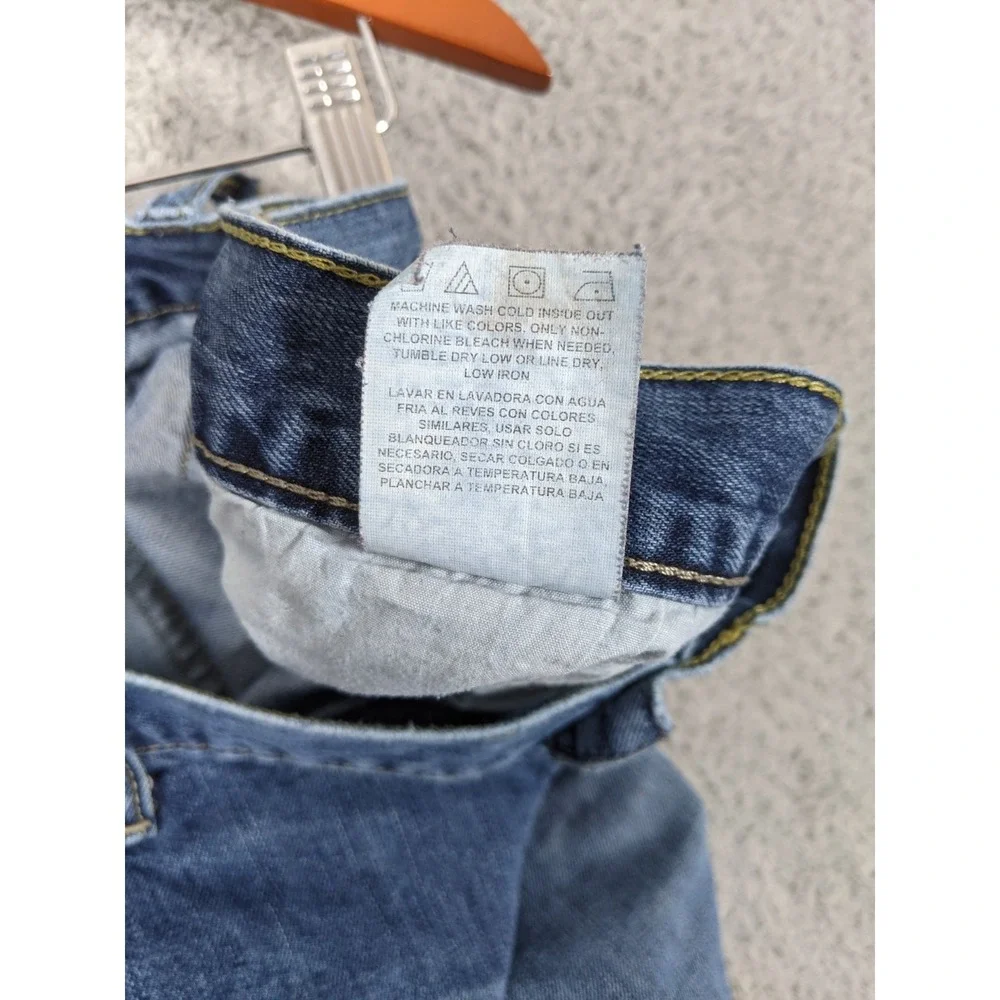 Wrangler Jeans Mens 40X30 (40x29) Blue Denim Straight Leg Relaxed Fit Y2K FLAW